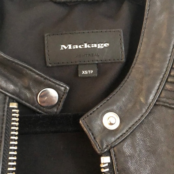 Mackage Leather Moto Jacket - Picture 2 of 4
